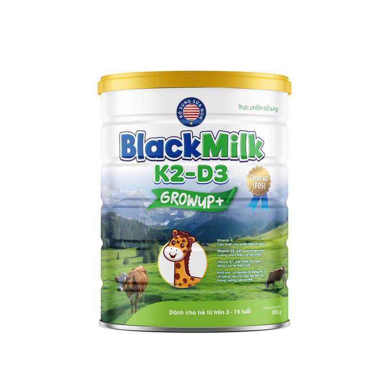 Hộp BlackMilk K2-D3 Growup+ 850 g