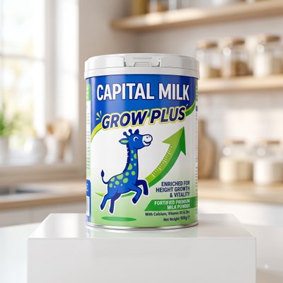 Hộp sữa Capital Milk Grow Plus hỗ trợ phát triển chiều cao