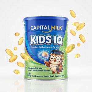 Hộp sữa Capital Milk Kids IQ phát triển trí não cho trẻ 1-10 tuổi