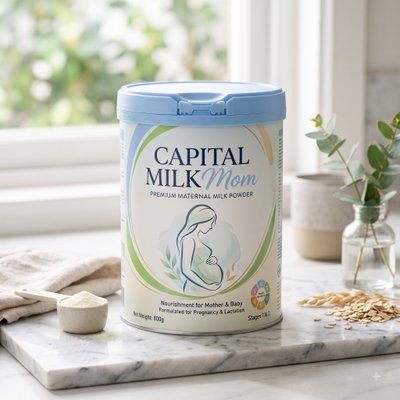 Hộp sữa Capital Milk Mom dành cho mẹ bầu và cho con bú