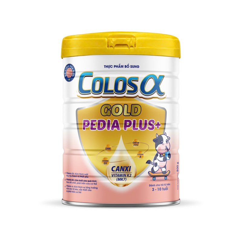 Hộp Colos α Gold Pedia Plus+ 800 g
