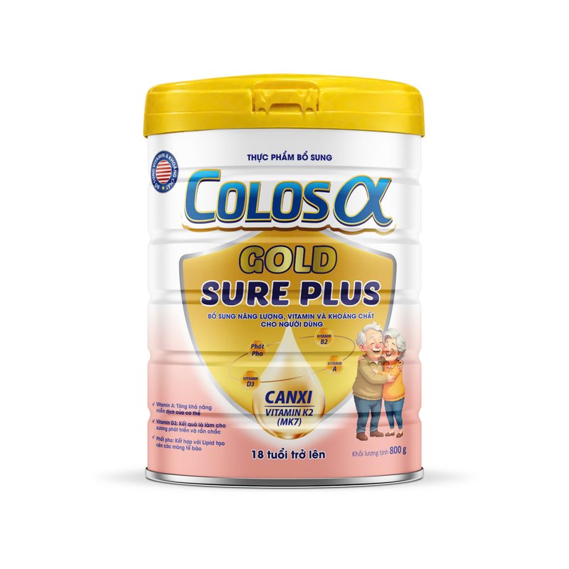 Hộp Colos α Gold Sure Plus 800 g