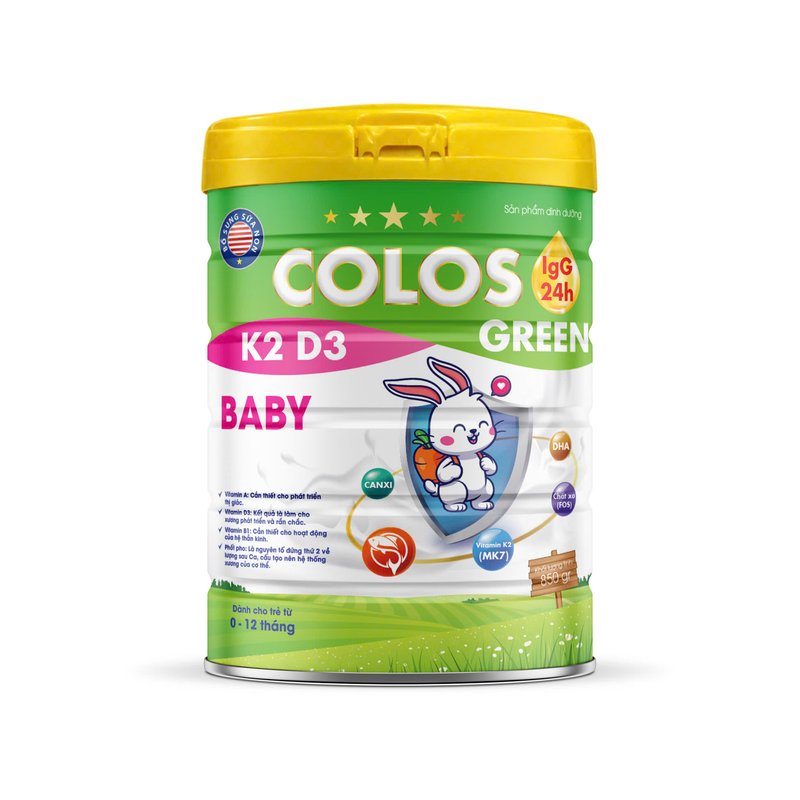 Hộp Colos Green Baby 850 gr