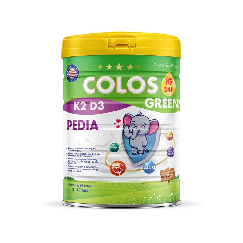 Hộp Colos Green Pedia 850 gr