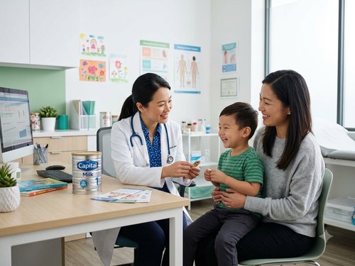Bác sĩ tư vấn dinh dưỡng tăng cường đề kháng cho trẻ cùng mẹ và bé