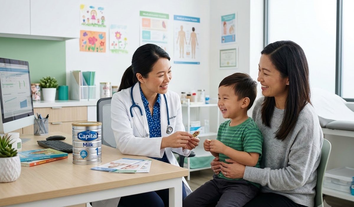 Bác sĩ tư vấn dinh dưỡng tăng cường đề kháng cho trẻ cùng mẹ và bé